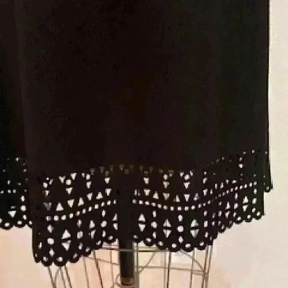 Black eyelet detail dress, Size S, by Three Pink Hearts - Picture 5 of 7